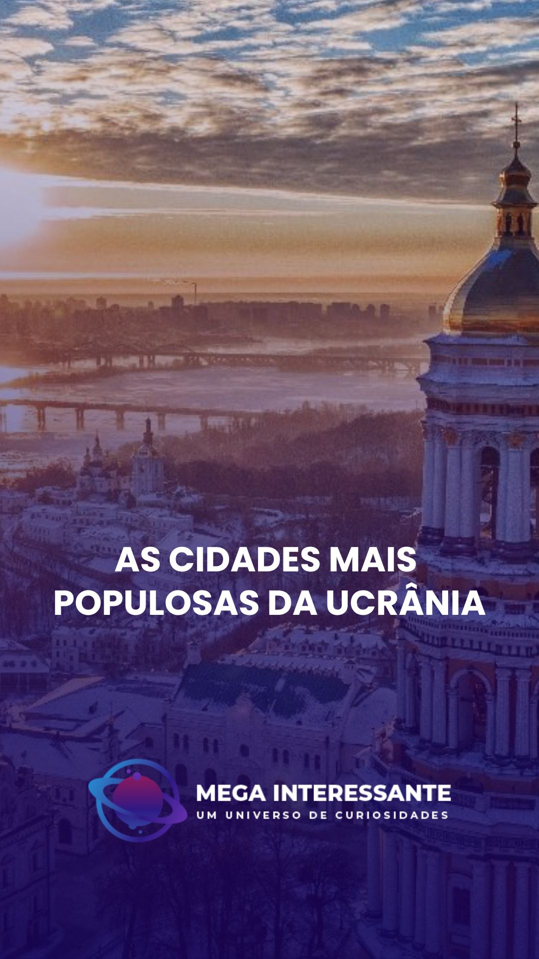 As cidades mais populosas da Ucrânia