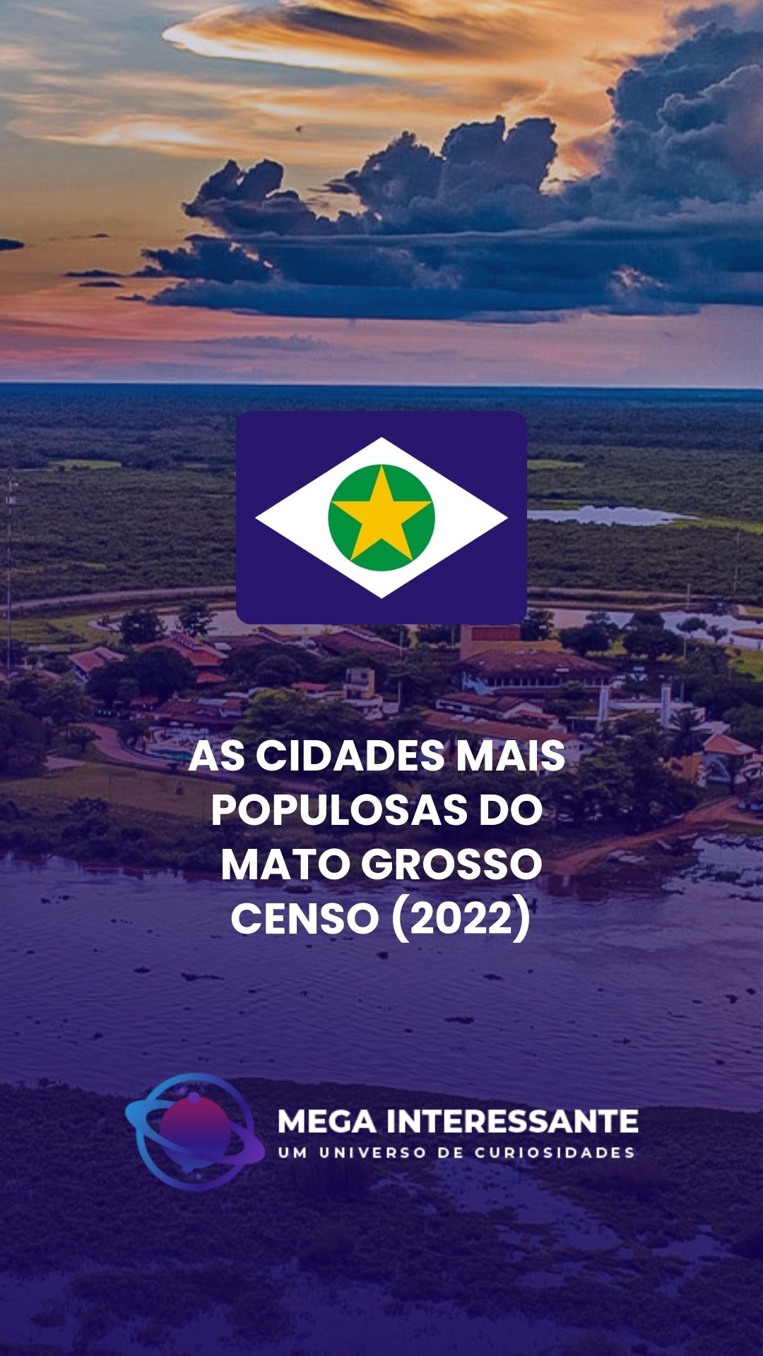 As cidades mais populosas do Mato Grosso