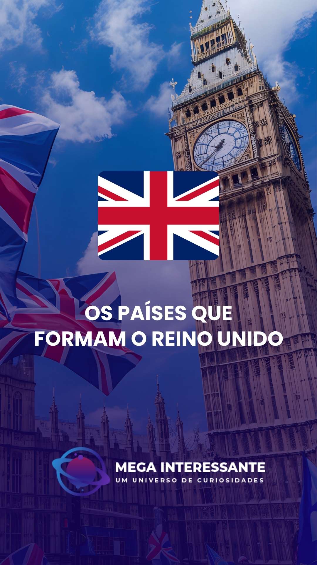 Os países que formam o Reino Unido