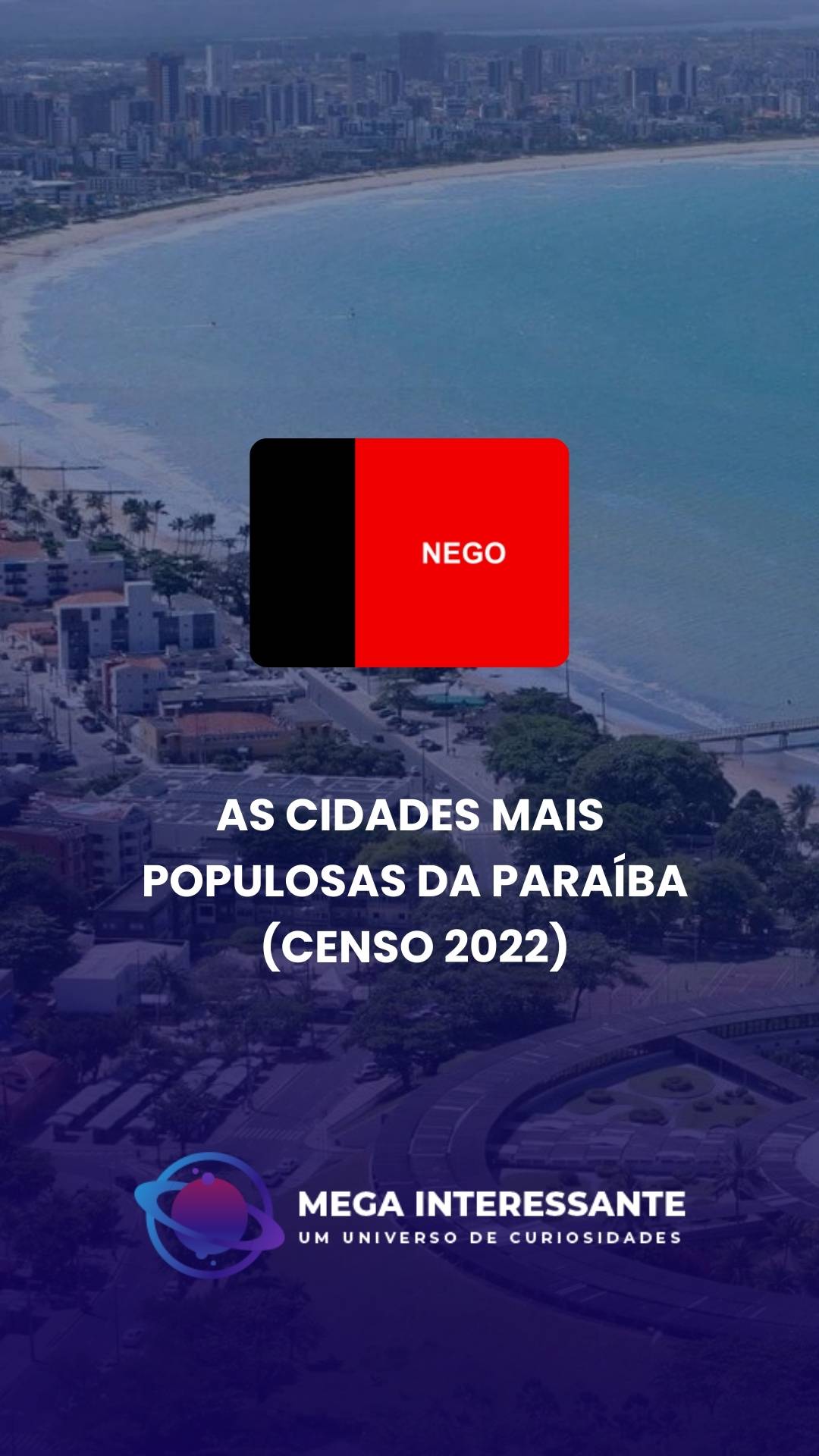 As cidades mais populosas da Paraíba